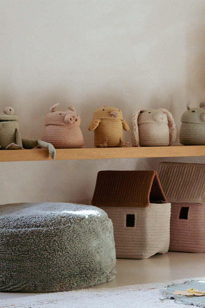 Stylish Decorative Animal Baskets for Home Storage & Organization - Perfect for Nursery, Bathroom, and Living Room Decor