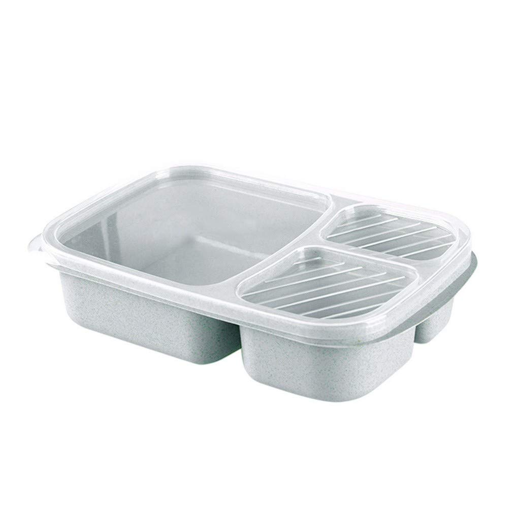 Microwave Safe Fruit Storage Container - Bento Lunch Box for Kids & Adults - Perfect for Picnics, School Lunches, and Office Meals