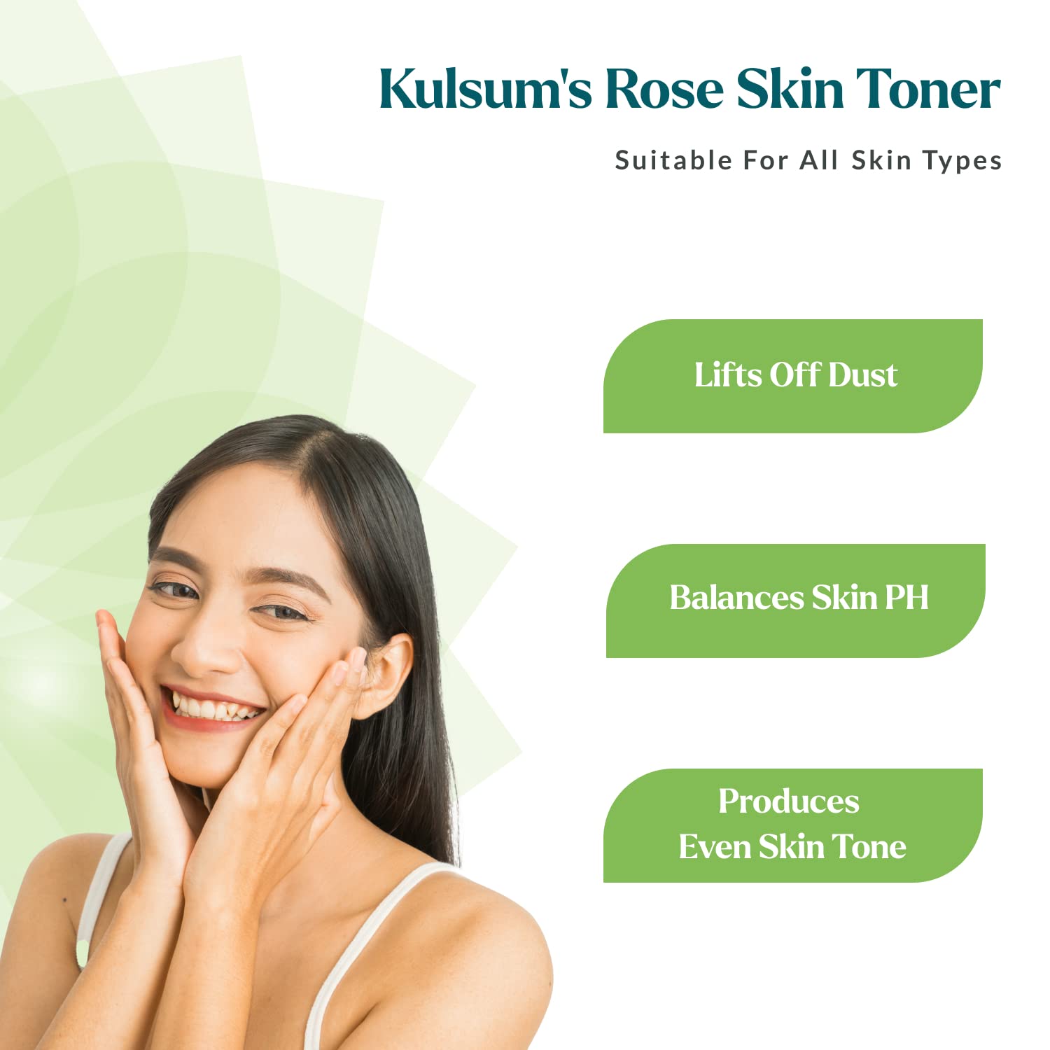 Kulsum's Kaya Kalp Herbals Rose Skin Toner 500ml - Natural Facial Toner for Glowing Skin, Hydrating & Refreshing, Perfect for Daily Skincare Routine