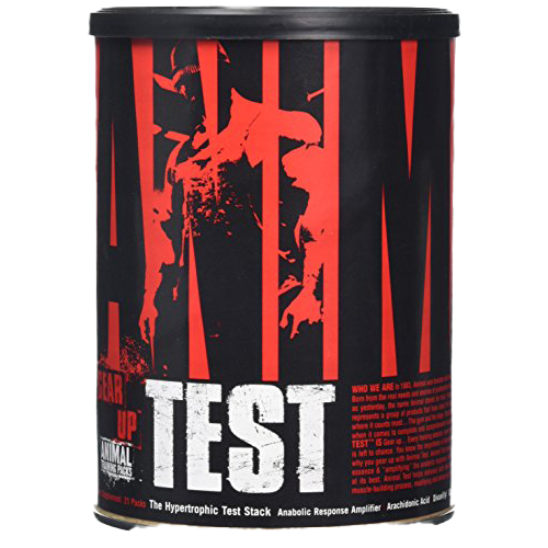 Animal Test Testosterone Booster Supplement - 21 Packs for Men's Muscle Growth & Energy | Gym Workout & Fitness Performance Enhancer