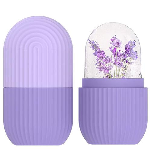 Ice Roller for Face Massage - Natural Cooling Therapy to Tone & Tighten Skin | Relieves Joint Pain & Puffiness | Perfect for Skincare Routine & Post-Workout Recovery