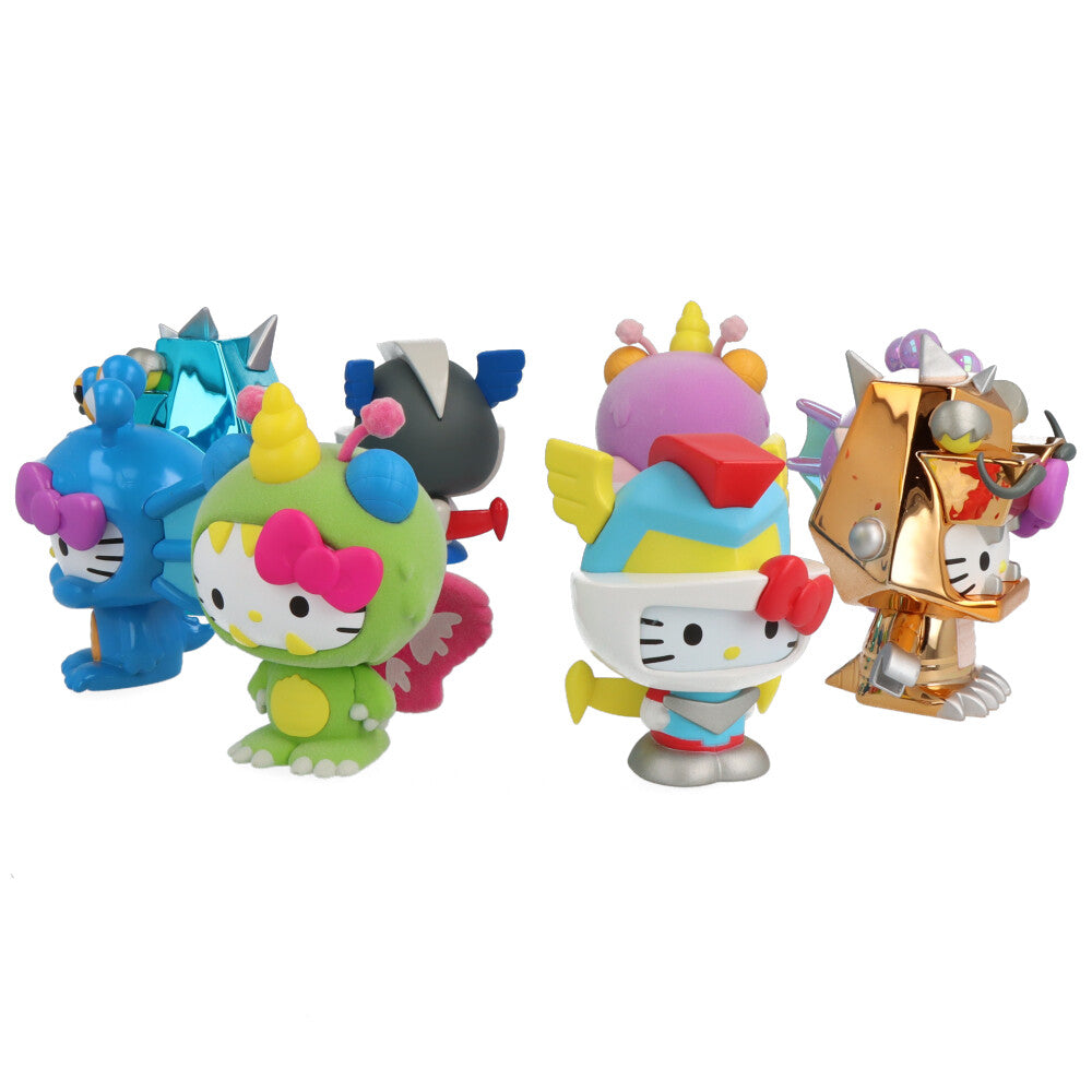 Hello Kitty Kaiju Mini Series Collectible Figures - Cute Kawaii Monster Toys for Kids & Anime Fans - Perfect for Display, Gifts & Pop Culture Collections