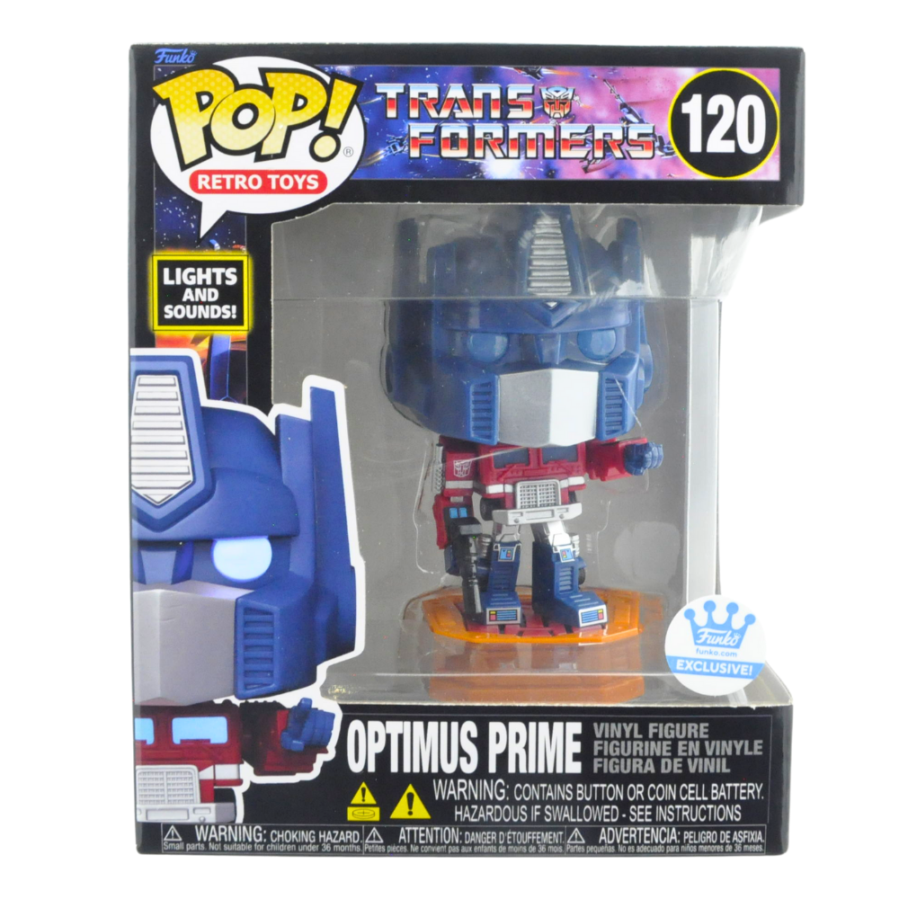 Funko Pop! Optimus Prime Retro Toys 6-Inch Collectible Figure - Funko Shop Exclusive - Perfect for Gifts, Display & Transformers Fans