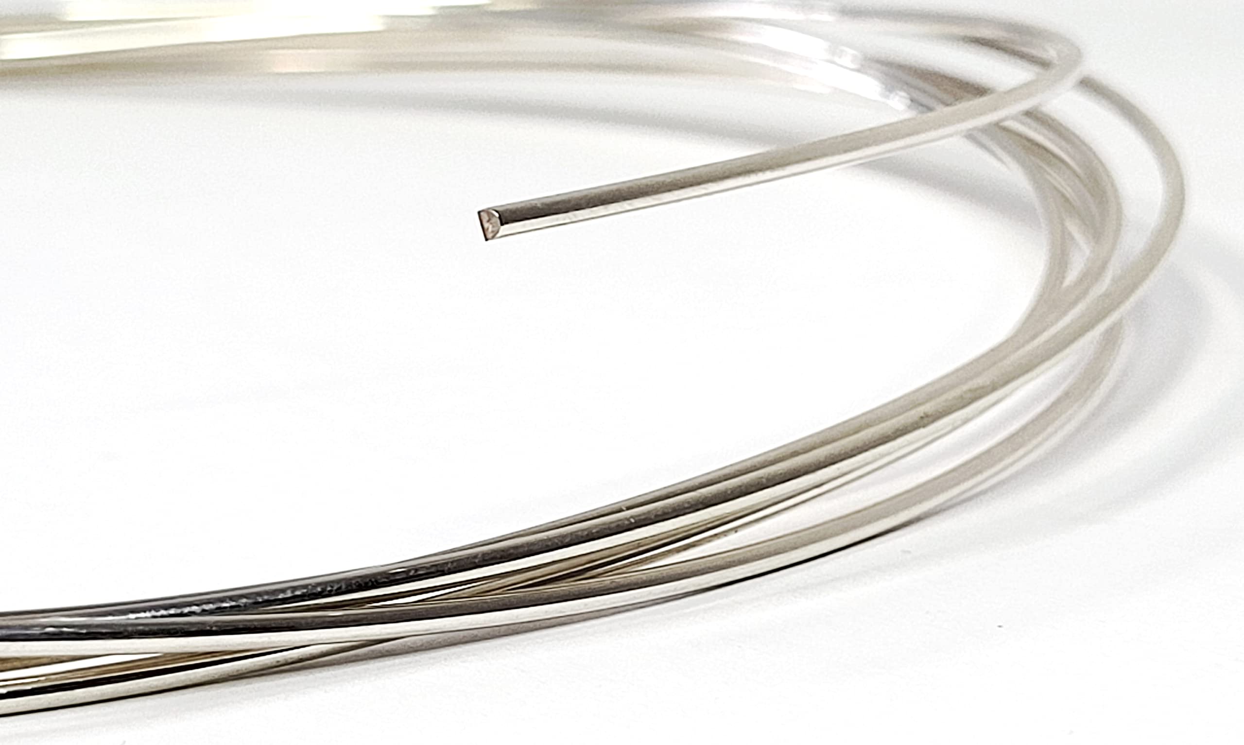 13 Gauge Round Dead Soft 925 Sterling Silver Wire - 4 Feet Jewelry Making Supplies for DIY Bracelets, Necklaces & Craft Projects - WIZART Premium Art Wire