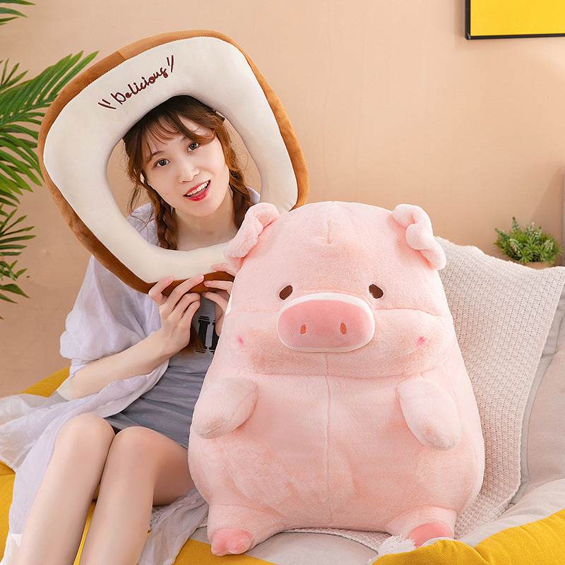 Adorable Kawaii Piggy Plush Toy - Soft Stuffed Animal Pig for Kids & Collectors | Perfect for Gifts, Nursery Decor, and Cuddling
