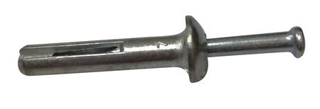 3/16-Inch D Hammer Drive Pin Anchor Set (100-Pack) - Heavy Duty Concrete Anchors for Secure Mounting - Ideal for Shelves, Frames & Outdoor Fixtures
