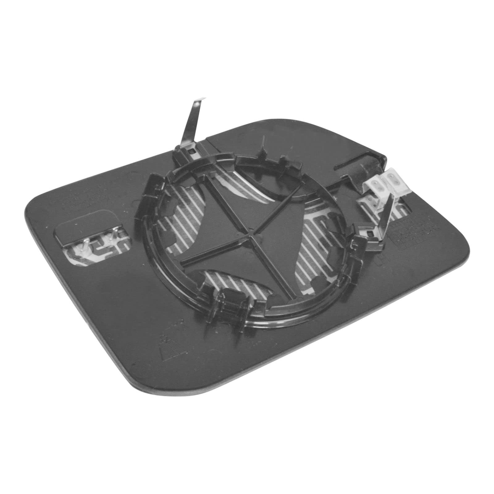 Power Heated Mirror Glass with Spotter Glass & Backing LH - Compatible with Ford & Lincoln Vehicles - Perfect for Winter Driving & Enhanced Visibility