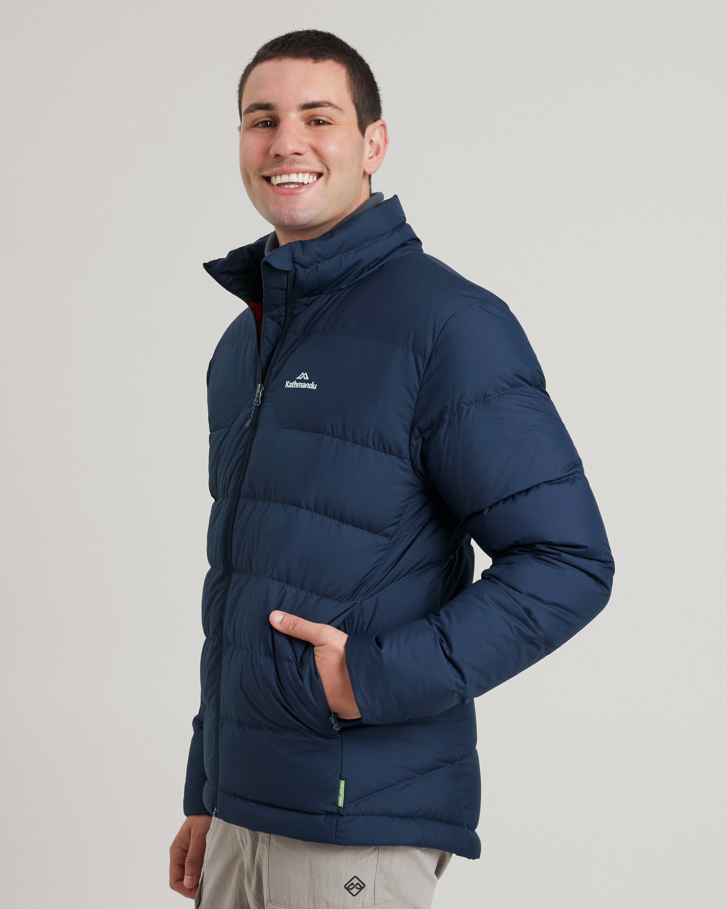 Men's Epiq Down Jacket - Premium Winter Coat in Midnight Navy - Warm Puffer Jacket for Outdoor Activities & Cold Weather