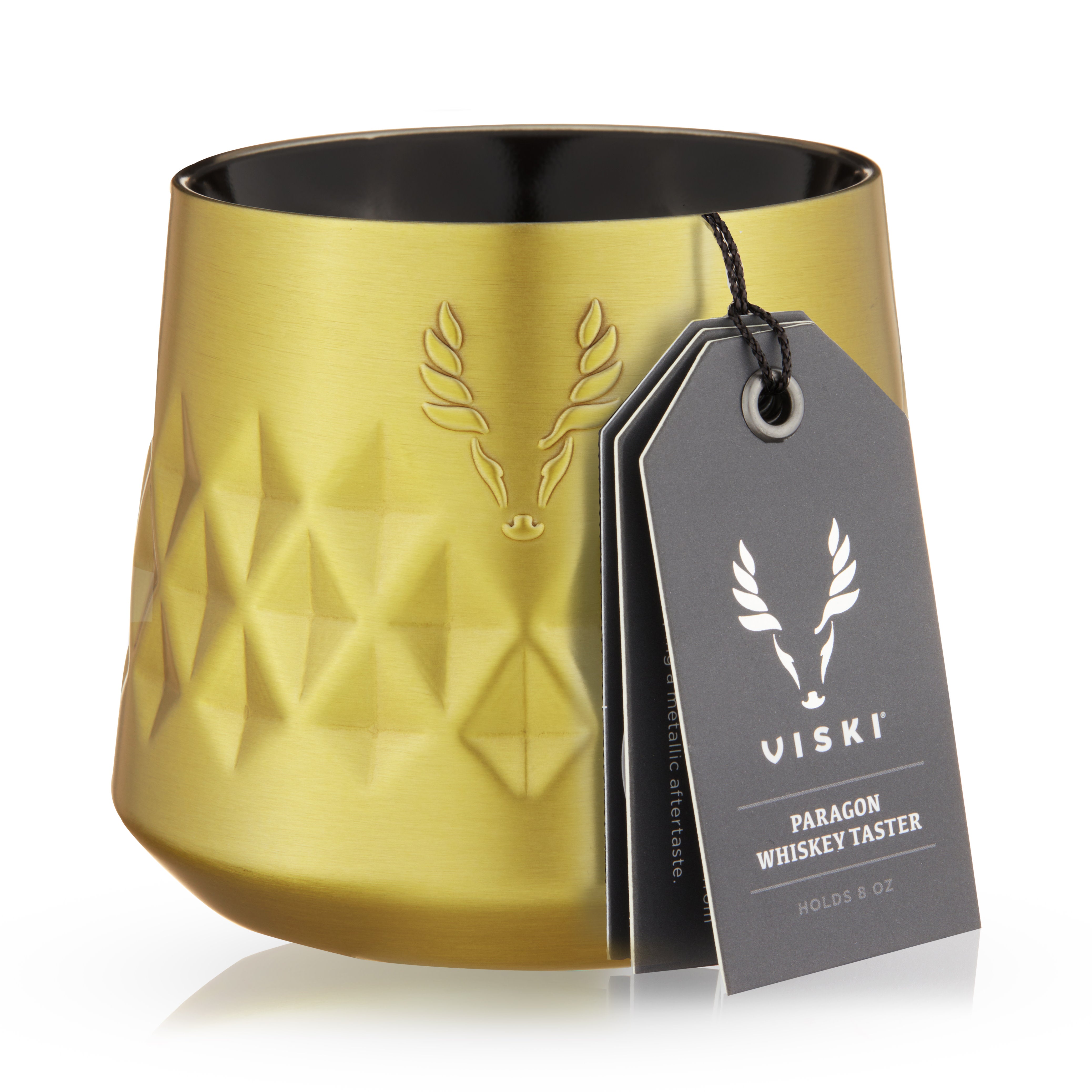 Premium Gold-Plated Stainless Steel Whiskey Taster Set - Professional Spirits Tasting Kit for Bourbon, Scotch & Whiskey Enthusiasts - Perfect for Home Bars, Tasting Events & Gift Giving