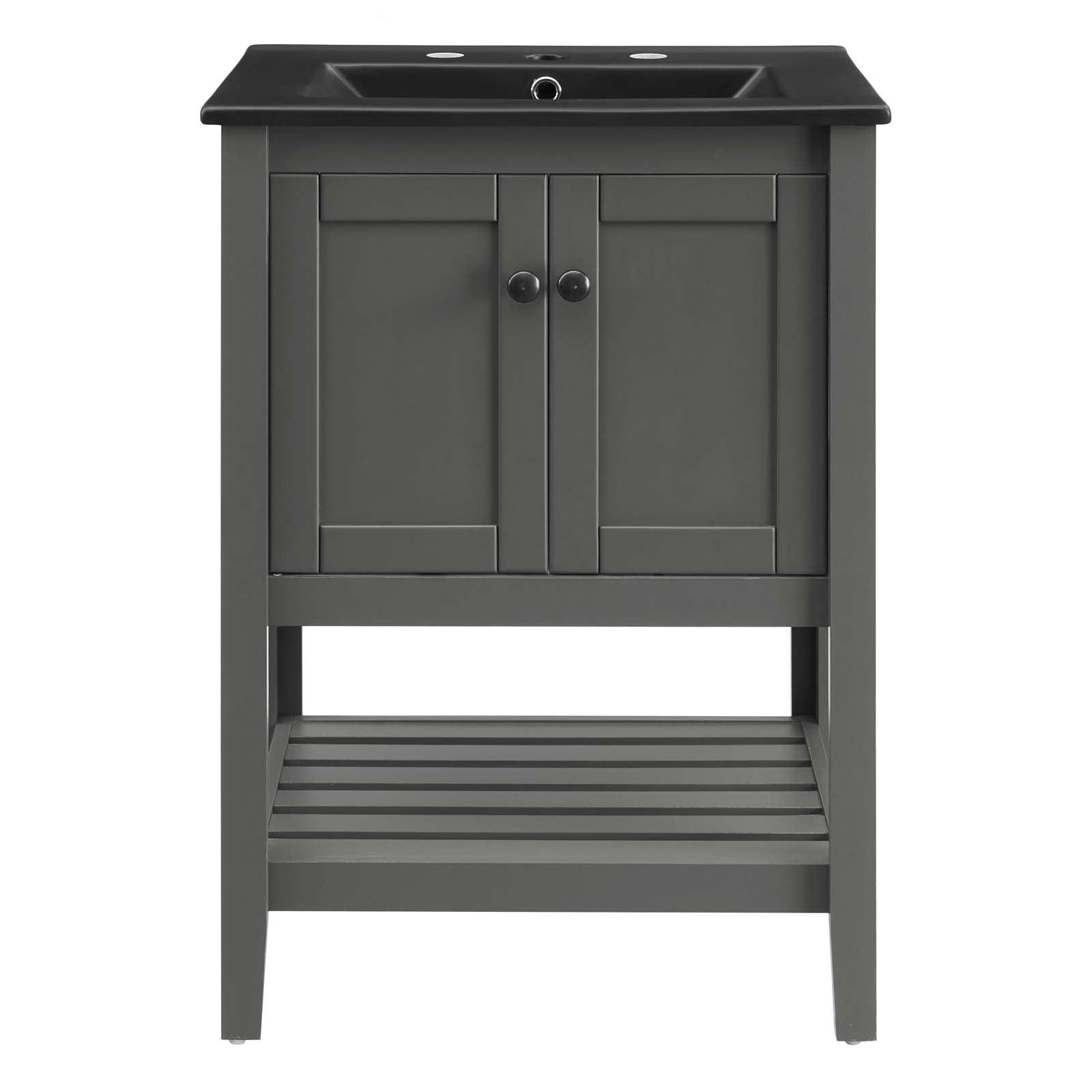Prestige 24 Inch Bathroom Vanity with Sink - Modern Single Sink Bath Vanity Set for Small Spaces, Perfect for Apartments, Condos and Powder Rooms