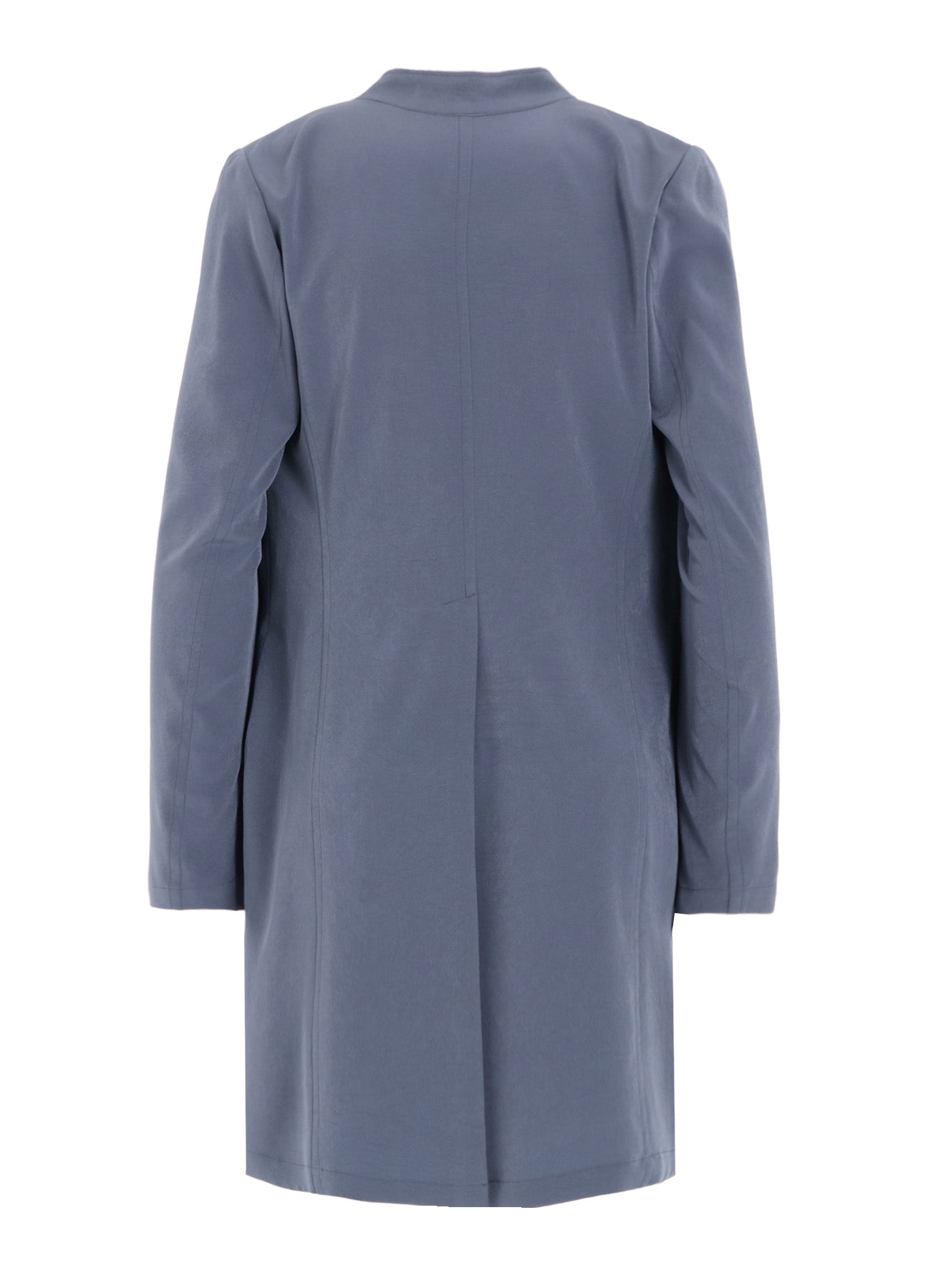 Elegant Crepe de Chine Collarless Jacket for Women - Lightweight & Stylish Blazer for Office, Dinner, and Casual Wear
