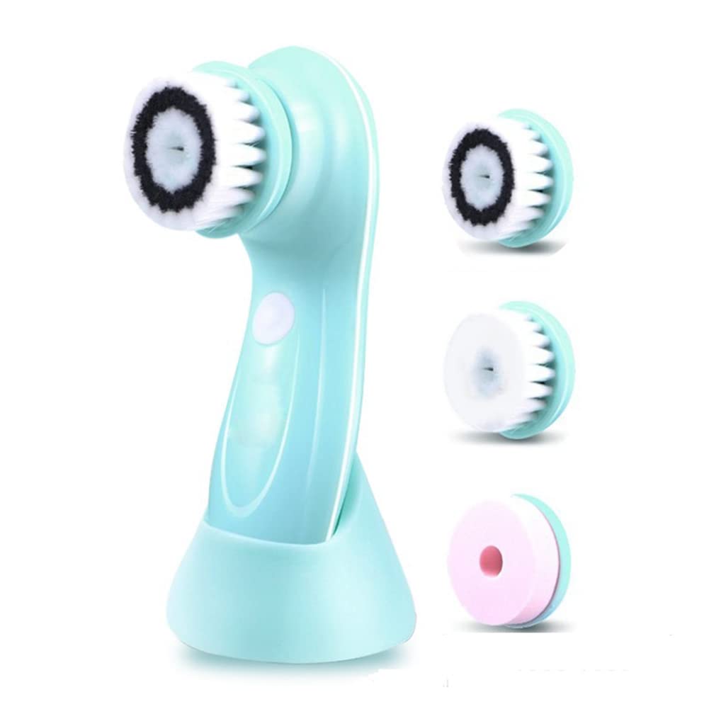 PRIZOM Ultrasonic Electric Cleansing Brush - Sonic Rotating Facial Massager for Deep Pore Cleansing | Perfect for Daily Skincare Routine & Makeup Removal