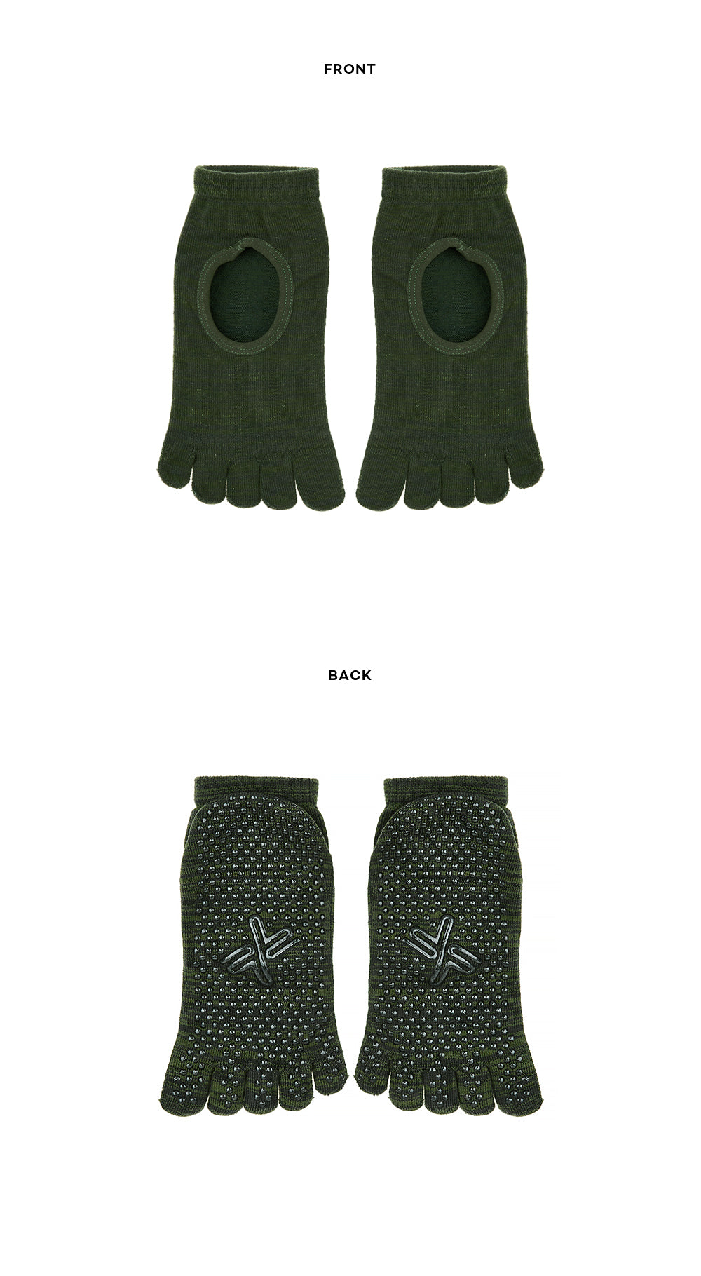 Breathable Toe Socks for Women & Men - 5 Toe Separator Design for Yoga, Running & Sports - Comfortable Non-Slip Socks for Barefoot Shoes & Daily Wear