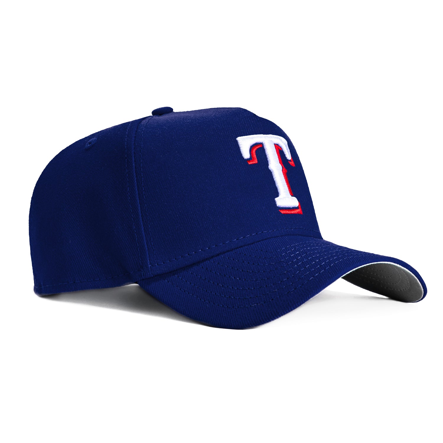 New Era 9Forty A-Frame Texas Rangers Snapback Baseball Cap - Royal Blue | Adjustable Game Day Hat for MLB Fans, Sports Enthusiasts & Casual Wear