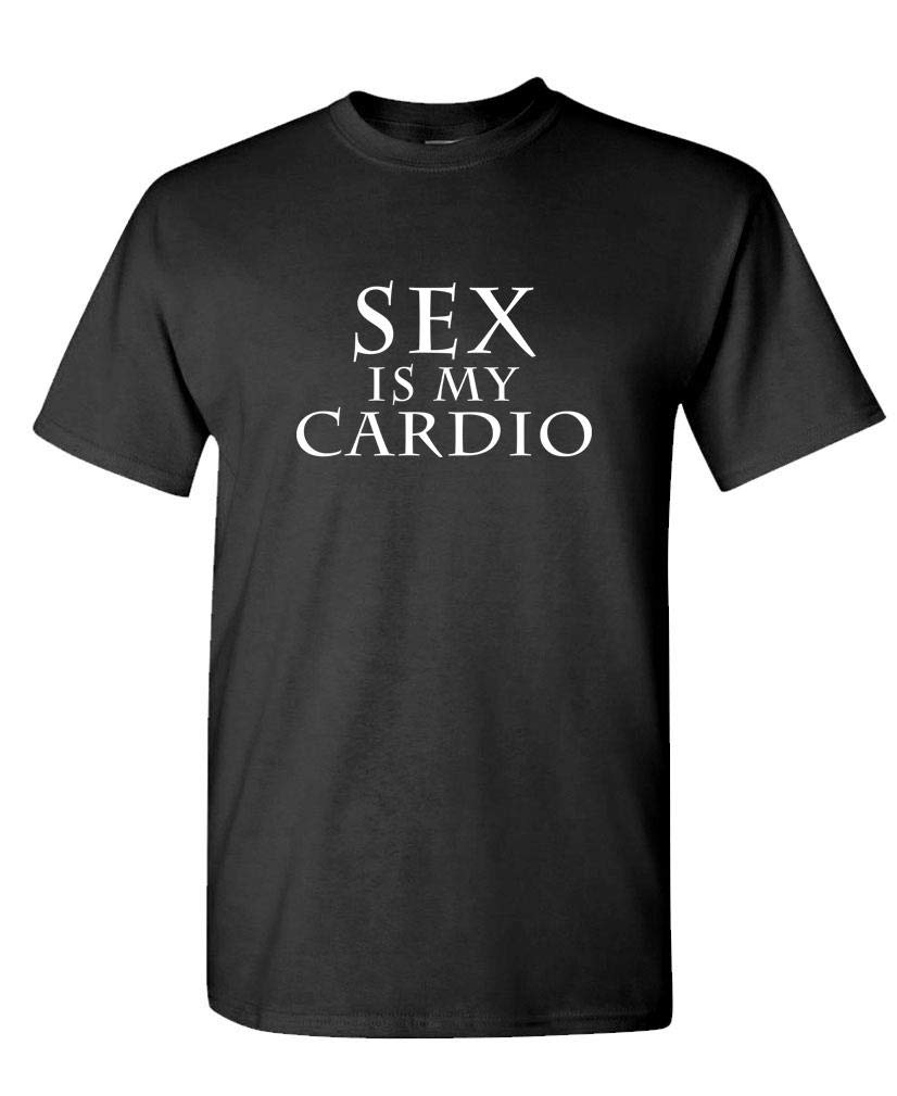 Funny The Goozler Sex is My Cardio T-Shirt - Humorous Gym & Workout Tee for Fitness Lovers - Perfect for Gym, Running & Date Nights