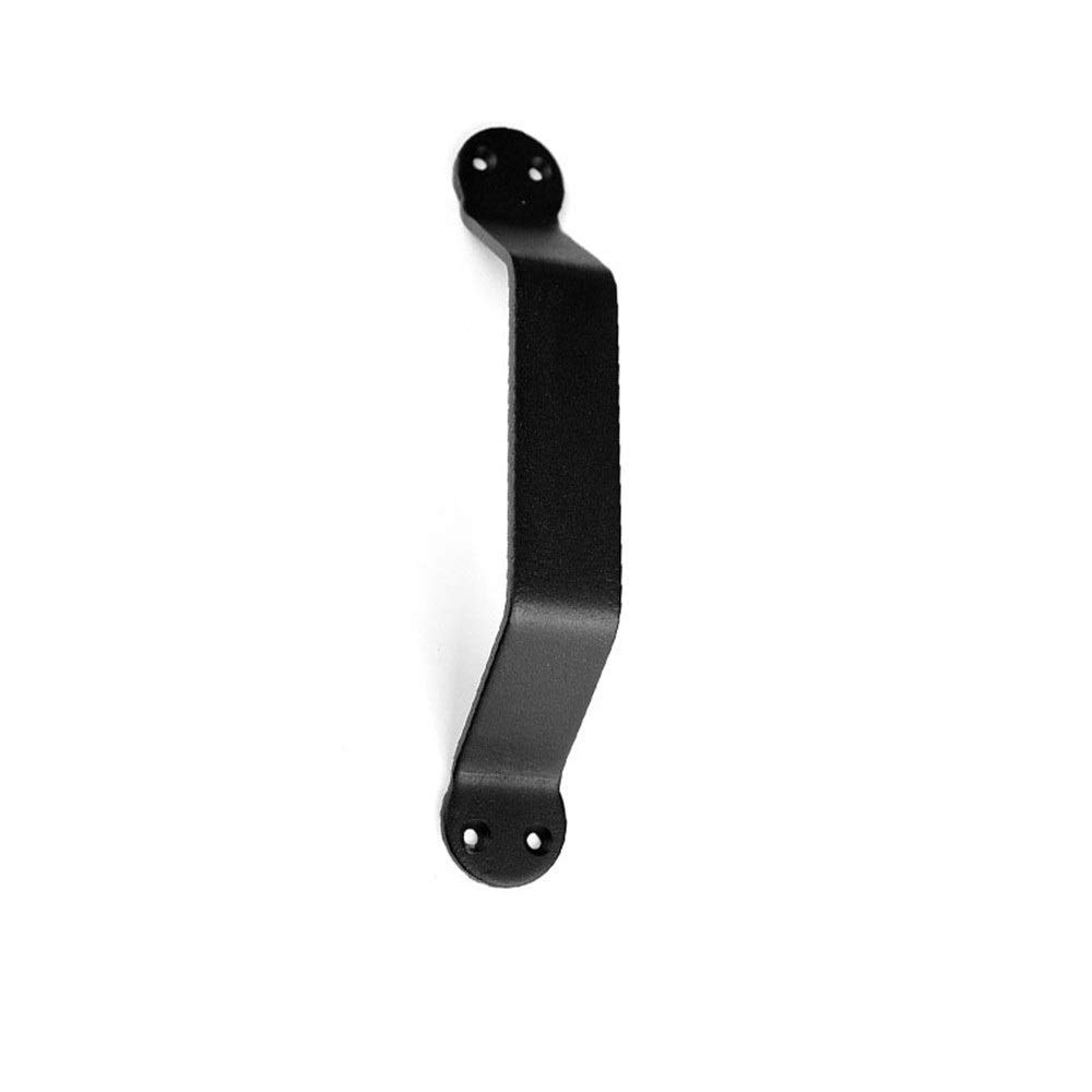 Black Carbon Steel Barn Door Handle - Heavy Duty Sliding Door Handle for Wooden Cabinets & Furniture (Multi-Colored, Free Size) - Perfect for Farmhouse, Rustic & Industrial Style Home Decor