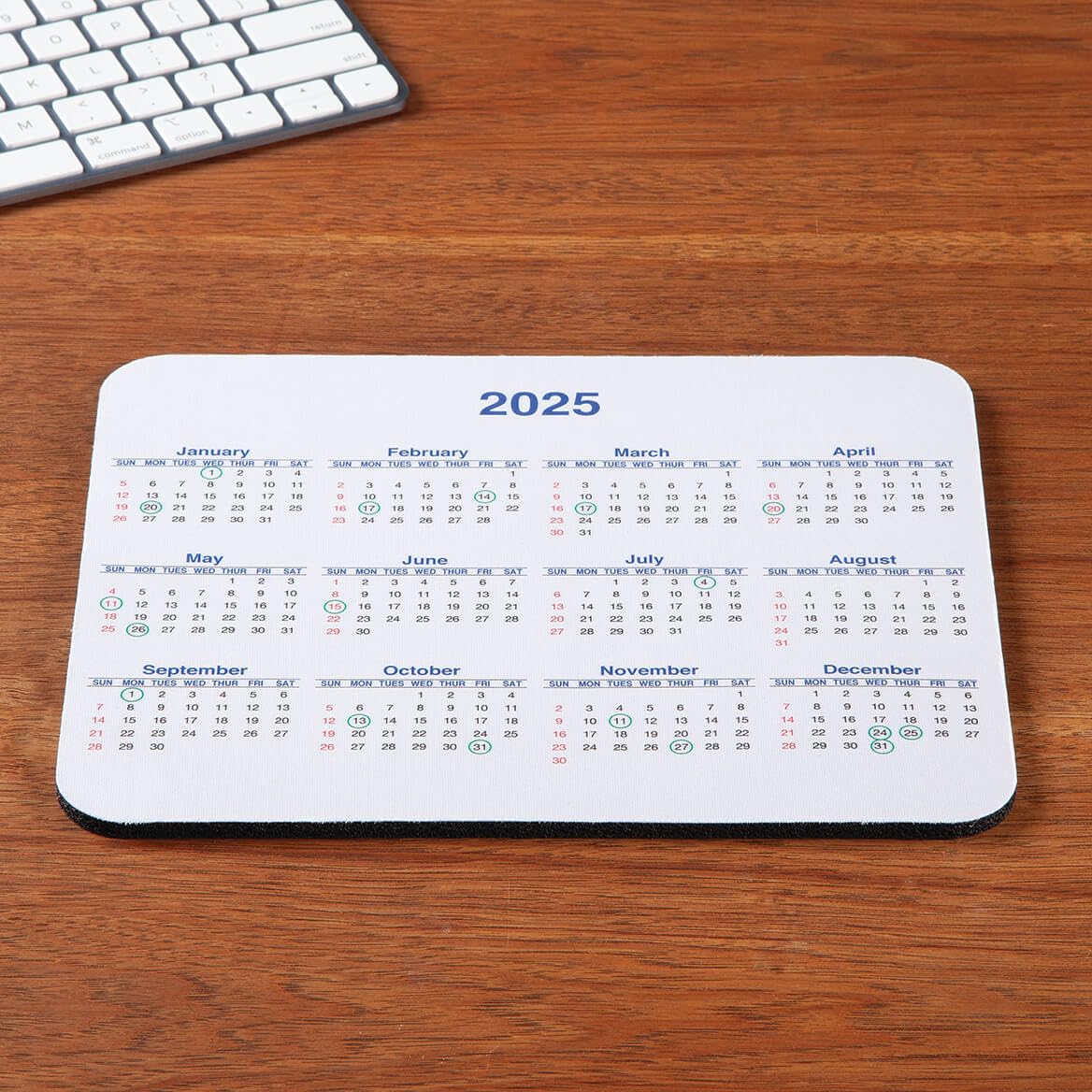 2022 Custom Calendar Mouse Pad - Non-Slip Desk Mat with Monthly Planner for Office & Home Use (Gaming, Computer Work, Gift Idea)