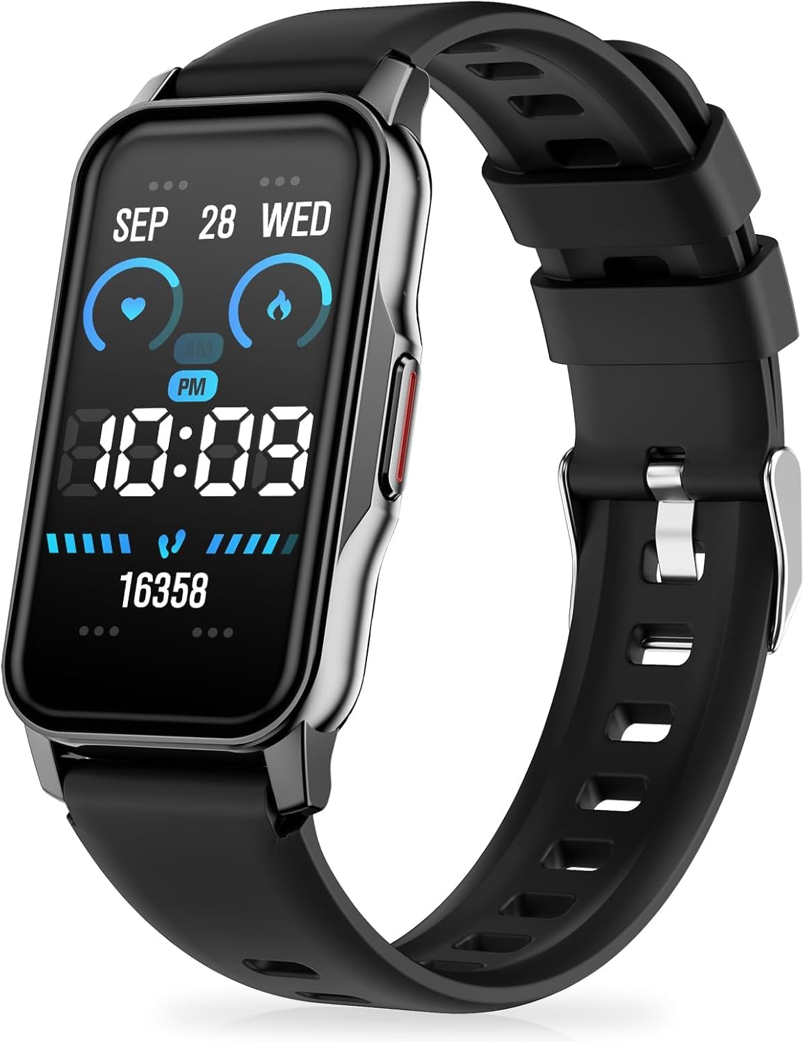 Smart Fitness Tracker with Step Counter, Calorie Tracker & Heart Rate Monitor - 1.47'' Touch Color Screen Activity Watch for Women & Men | Track Sleep, Workouts & Daily Health Metrics | Perfect for Running, Gym & Outdoor Activities