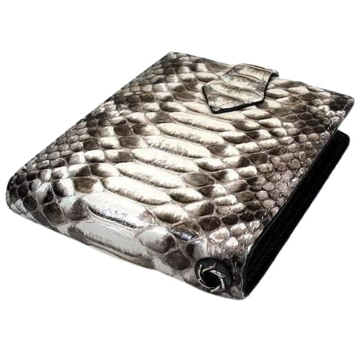 Authentic Python Skin Leather Wallet for Men - Luxury Slim Bifold Wallet with RFID Protection - Perfect for Business, Travel & Everyday Use
