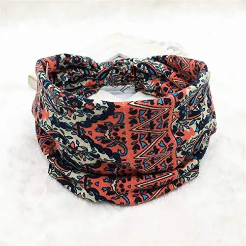 Non-Slip Yoga Headbands for Women - 5 Pack Stretchy Hair Accessories for Workouts, Running & Fitness - Cute & Comfortable Head Wraps for Active Lifestyles