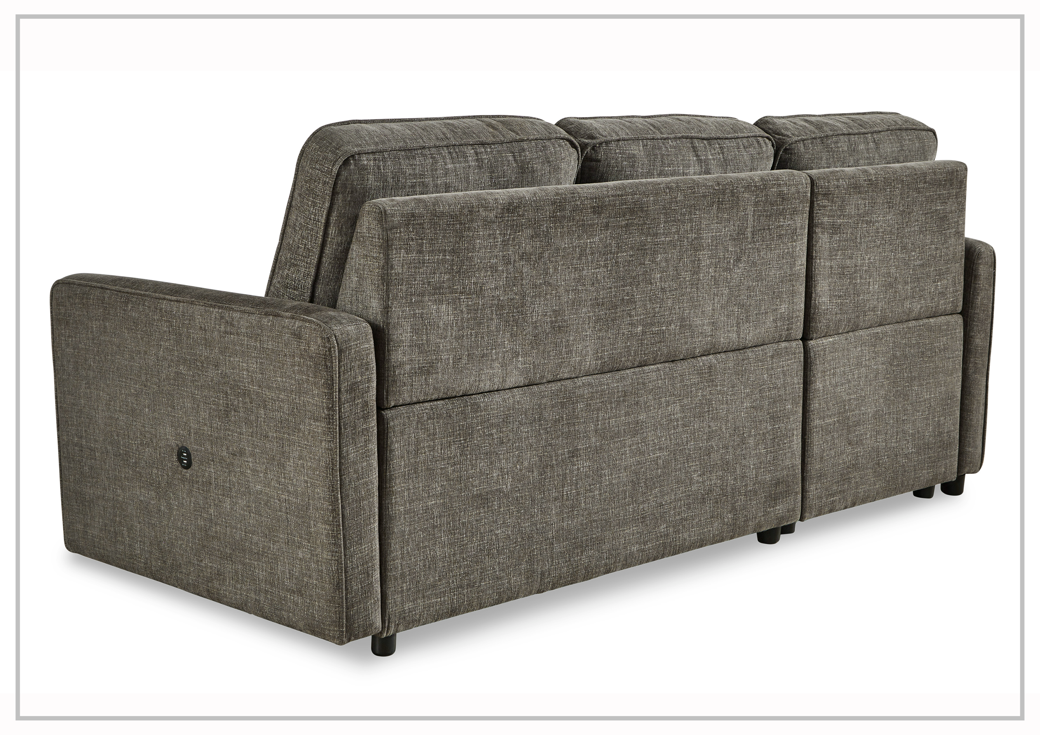 Gio Italia Kyle Fabric L-Shaped Sectional Sofa Bed with Chaise Lounge & Storage | Convertible Sleeper Sofa for Small Spaces, Living Room, Guest Room & Apartments