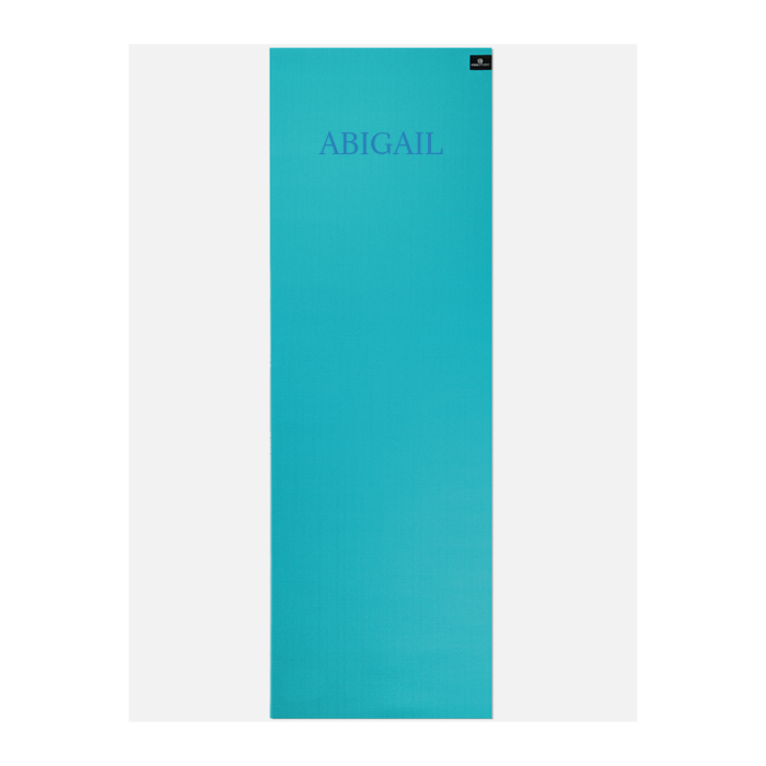 Custom Personalized Yoga Mat 6mm Thick - Turquoise Non-Slip Exercise Mat for Home & Studio Workouts - Perfect for Yoga, Pilates & Meditation