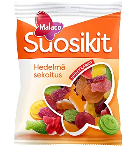 Malaco Fruit Mix Gummy Candy - 1 Pack (230g) | Assorted Flavors Soft Chewy Sweets | Perfect for Parties, Snacking & Gift Giving