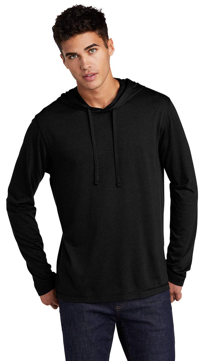 SPORT-TEK PosiCharge Tri-Blend Moisture-Wicking Long Sleeve Hoodie ST406 - Performance Athletic Wear for Running, Gym & Outdoor Activities