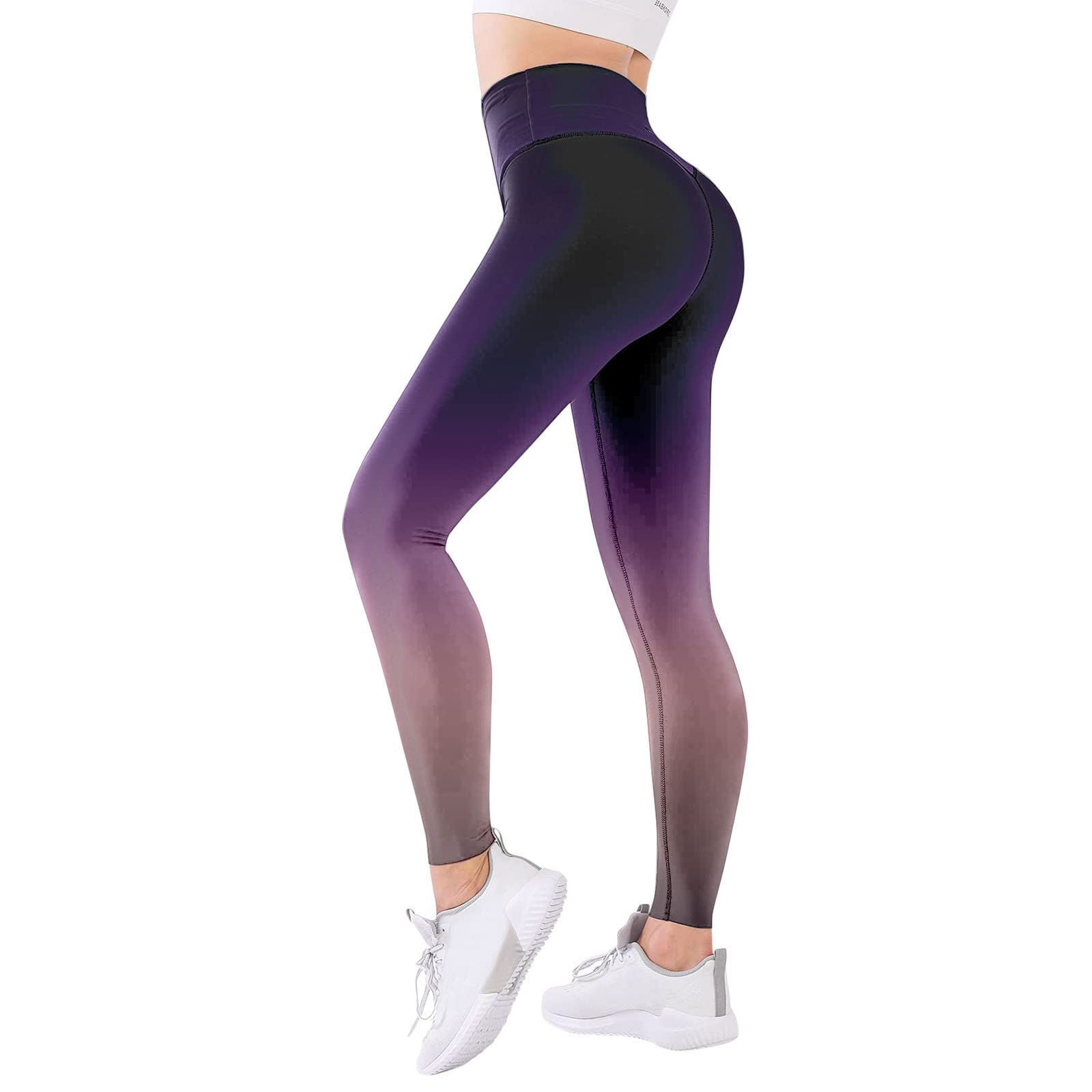 High Waist Yoga Pants for Women - Naked Feeling Workout Leggings - Stretchy Gym Tights for Running, Pilates & Lounge Wear