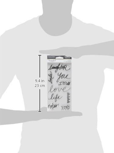 Fiskars Teresa Handwritten Clear Stamps for Scrapbooking - 4