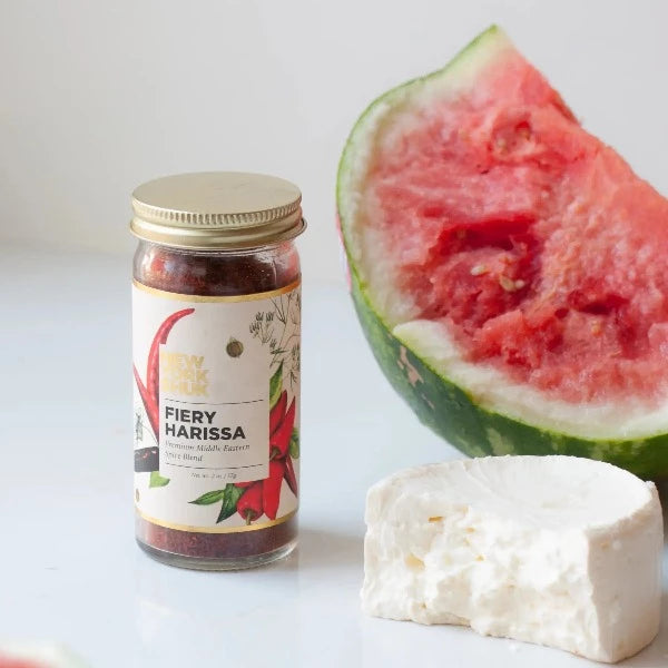 New York Shuk Fiery Harissa Spice - Premium Hot Chili Pepper Paste for Cooking, Grilling & Middle Eastern Recipes - Perfect for Marinades, Dips & Spicy Dishes
