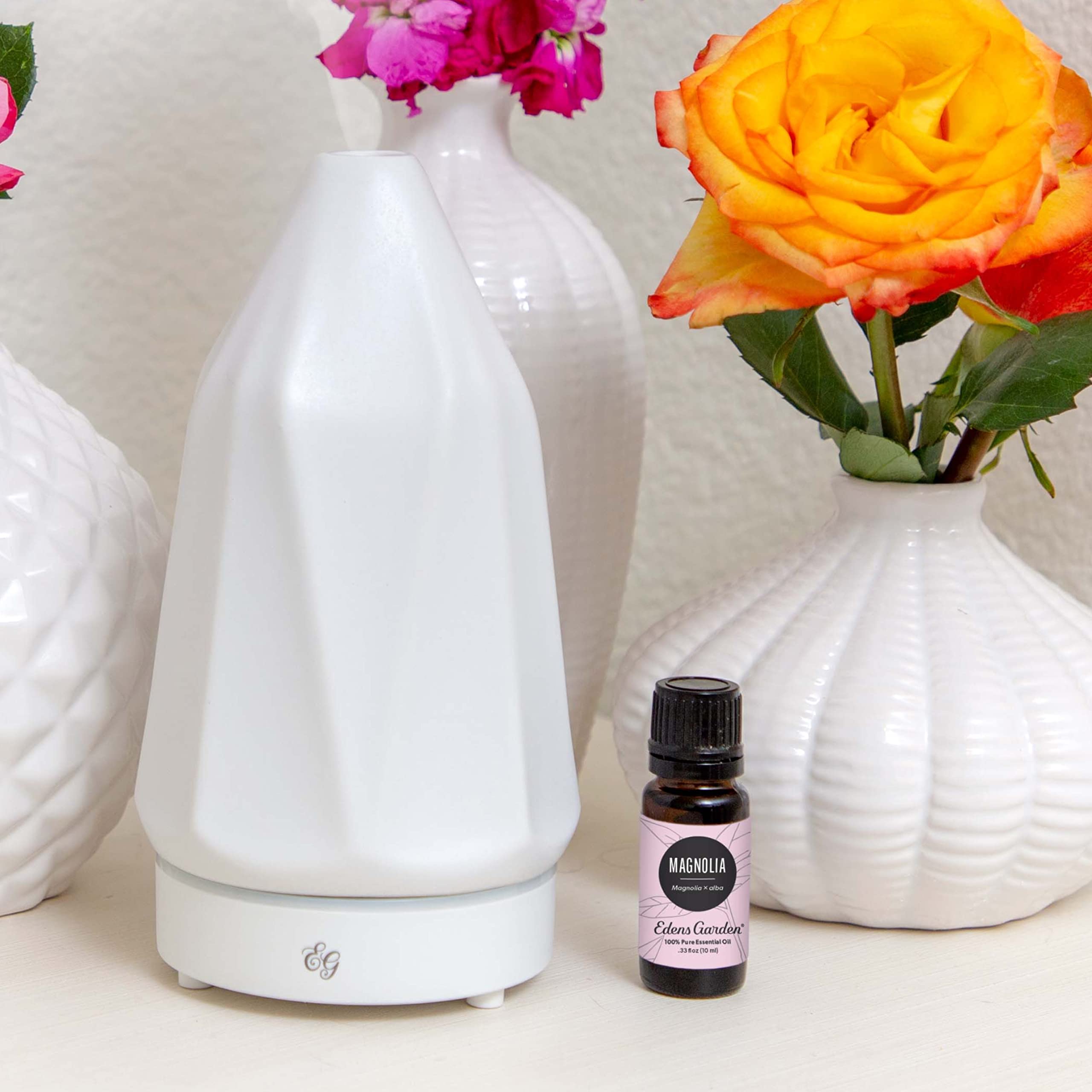 Edens Garden 100% Pure Magnolia Essential Oil - Undiluted, Natural, Therapeutic Grade for Aromatherapy, Diffusers, Skin Care, Candles & Safe for Kids (1 fl oz / 30 ml) - Perfect for Relaxation, Stress Relief & Home Fragrance