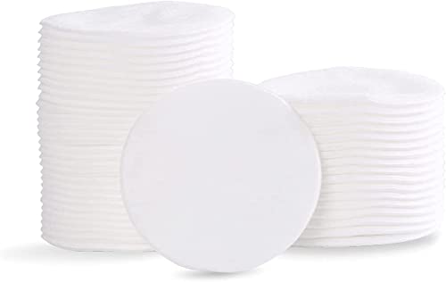 Trendy Club Premium Cotton Rounds for Face (100 Count) - 100% Pure Cotton Makeup Remover Pads, Hypoallergenic & Lint-Free | Gentle Daily Facial Care for Makeup Removal, Toner Application & Skincare Routine