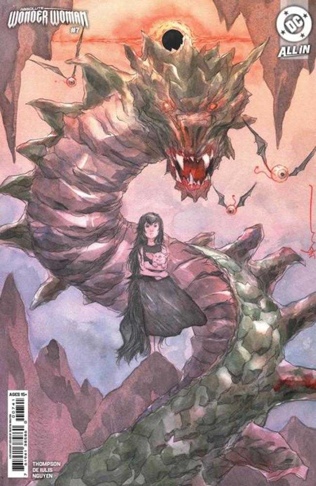 Absolute Wonder Woman #7 Cover D 1 in 25 Dustin Nguyen Card Stock Variant - Rare Collectible Comic Book for DC Fans, Perfect for Display & Investment