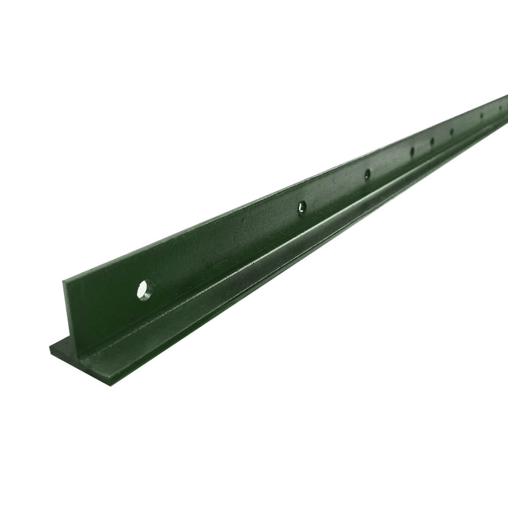 DuraDrive 7 ft Heavy Duty Metal T-Shaped Fence Post - Galvanized Steel Ground Stakes for Chain Link, Farm, and Garden Fencing - Perfect for Backyard, Agricultural, and Property Boundary Use
