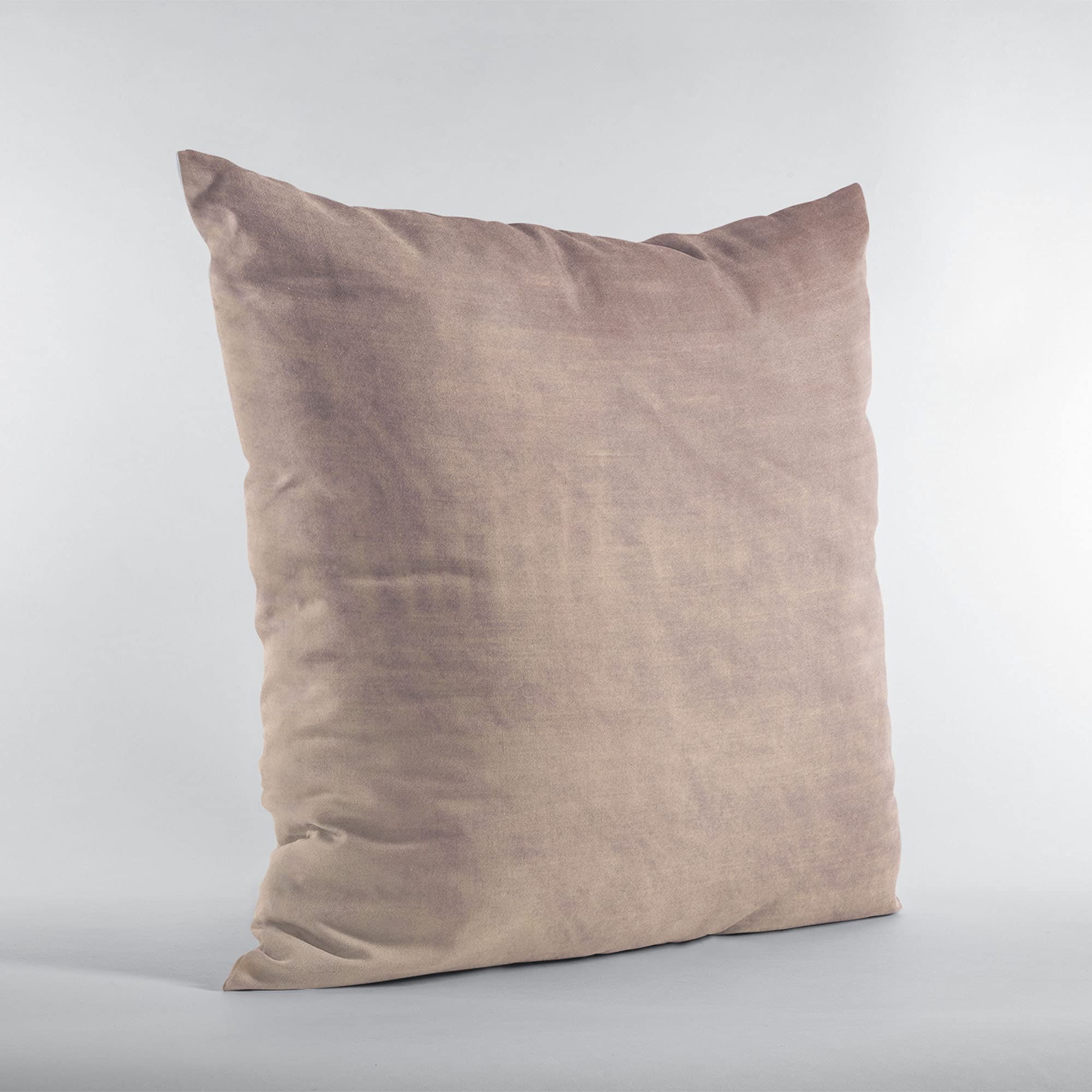 Luxury Velvet Throw Pillow 22x22 Inches - Plush Shiny Double Sided Pink Decorative Cushion for Sofa, Bed, Living Room & Home Decor