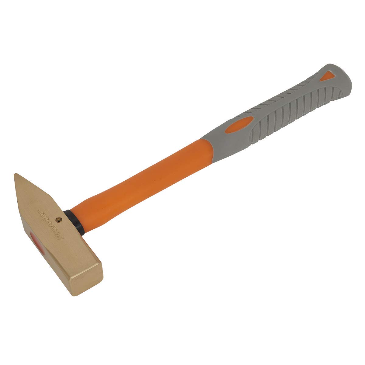 Sealey NS078 1.1lb Non-Sparking Cross Pein Engineer's Hammer - Durable Tool for Metalworking, Automotive & Industrial Use