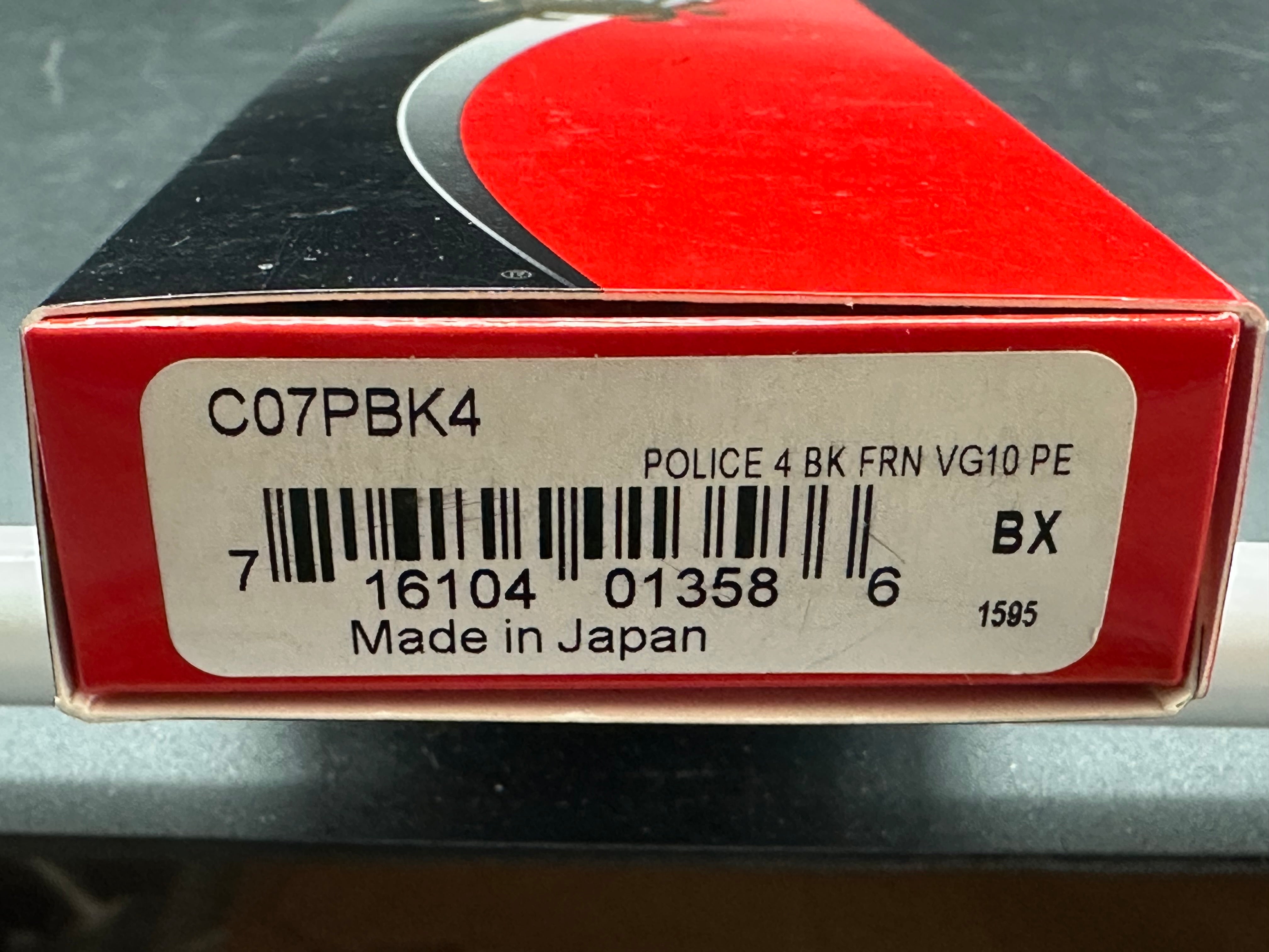 Spyderco Police 4 Lightweight Folding Knife - 4.38