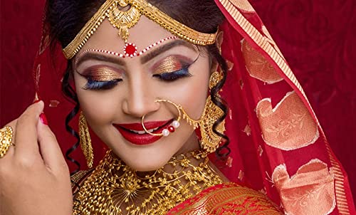 Glamyou 11 Colors Liquid Kumkum Bindi Set for Women & Girls - Includes Black & Blue Eyeliner + Mascara - Perfect for Festivals, Weddings & Special Occasions