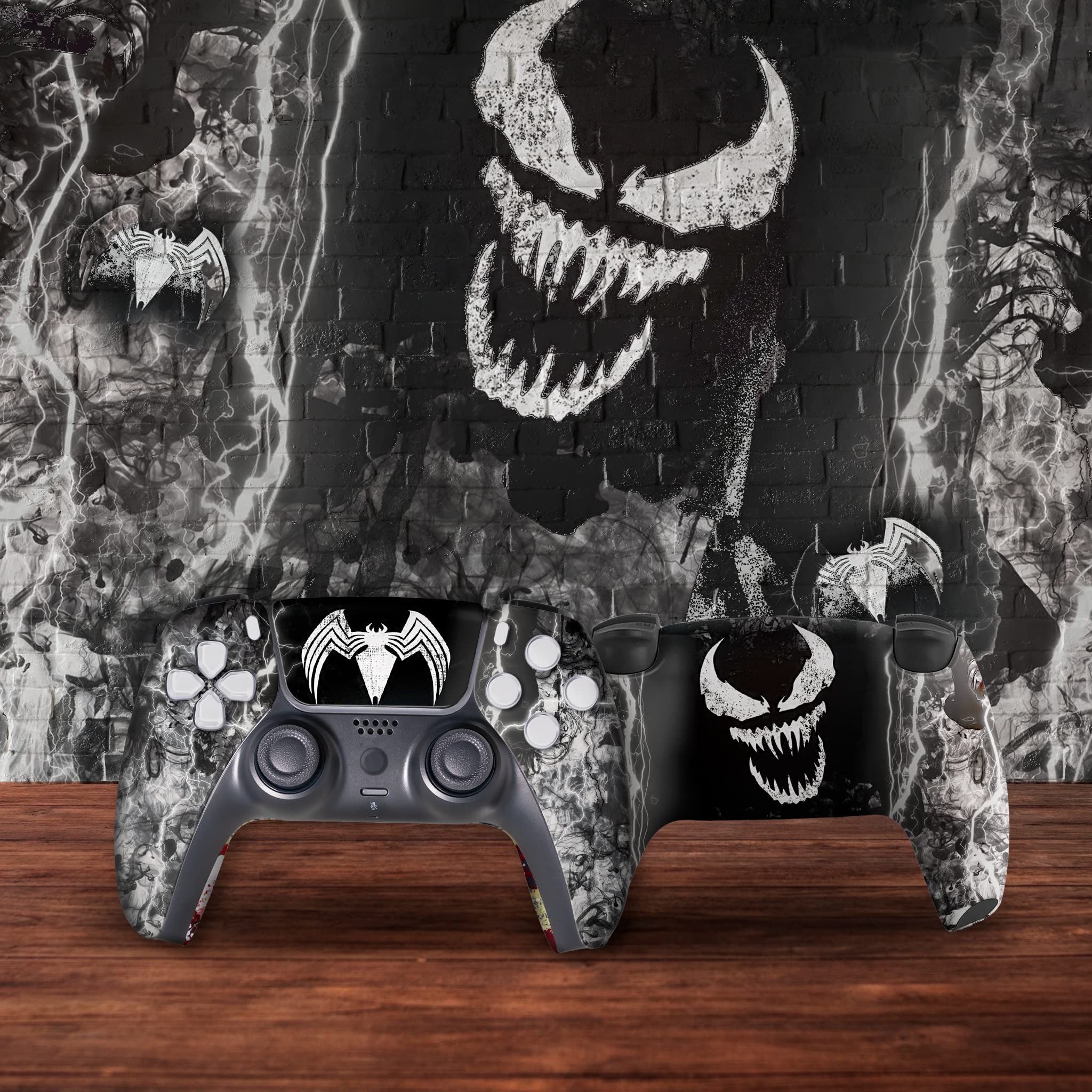 Custom Wireless PS5 Controller for Playstation 5 Console - Hydro-Dip Printed Gamepad with Premium Grip | USA Made | Perfect for Gaming, Streaming & Esports Tournaments