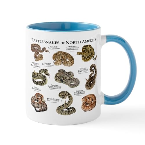White/Blue Inside - Rattlesnakes Of North America Mug