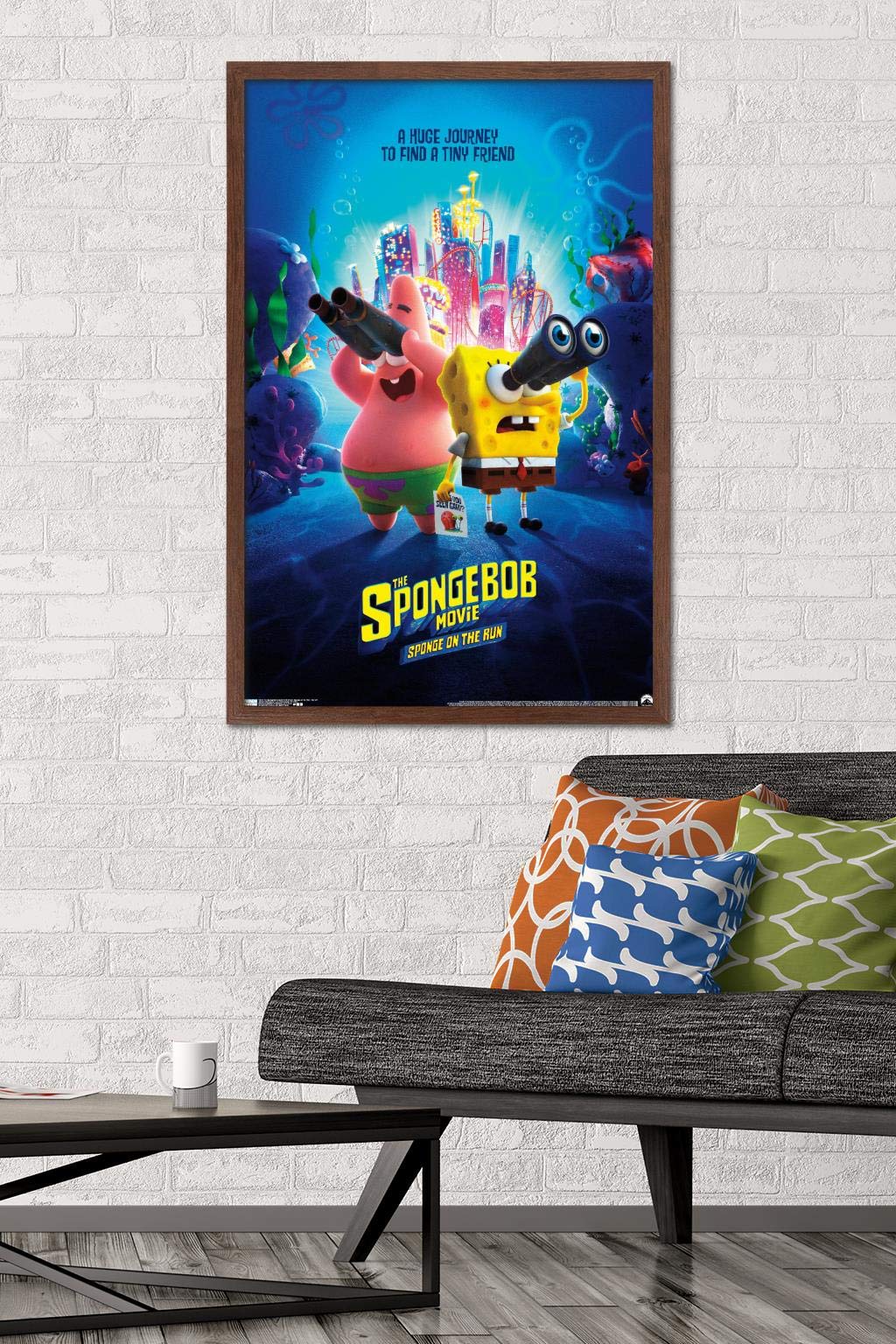 Trends International The SpongeBob Movie: Sponge On The Run - Premium Key Art Wall Poster, 22.375
