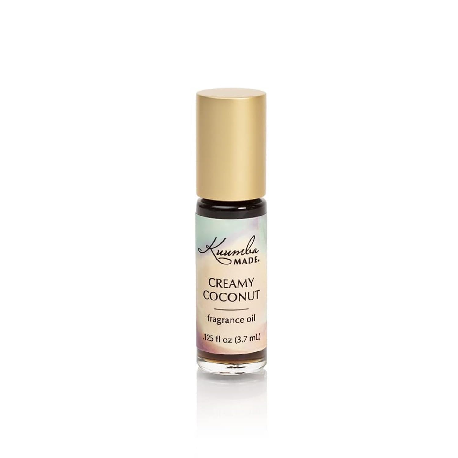 Kuumba Made Creamy Coconut Fragrance Oil Roll-On 0.13 fl oz (3.7ml) | Natural Alcohol-Free Rollerball Perfume | Moisturizing & Long-Lasting Scent | Perfect for Travel, Yoga, and Daily Aromatherapy