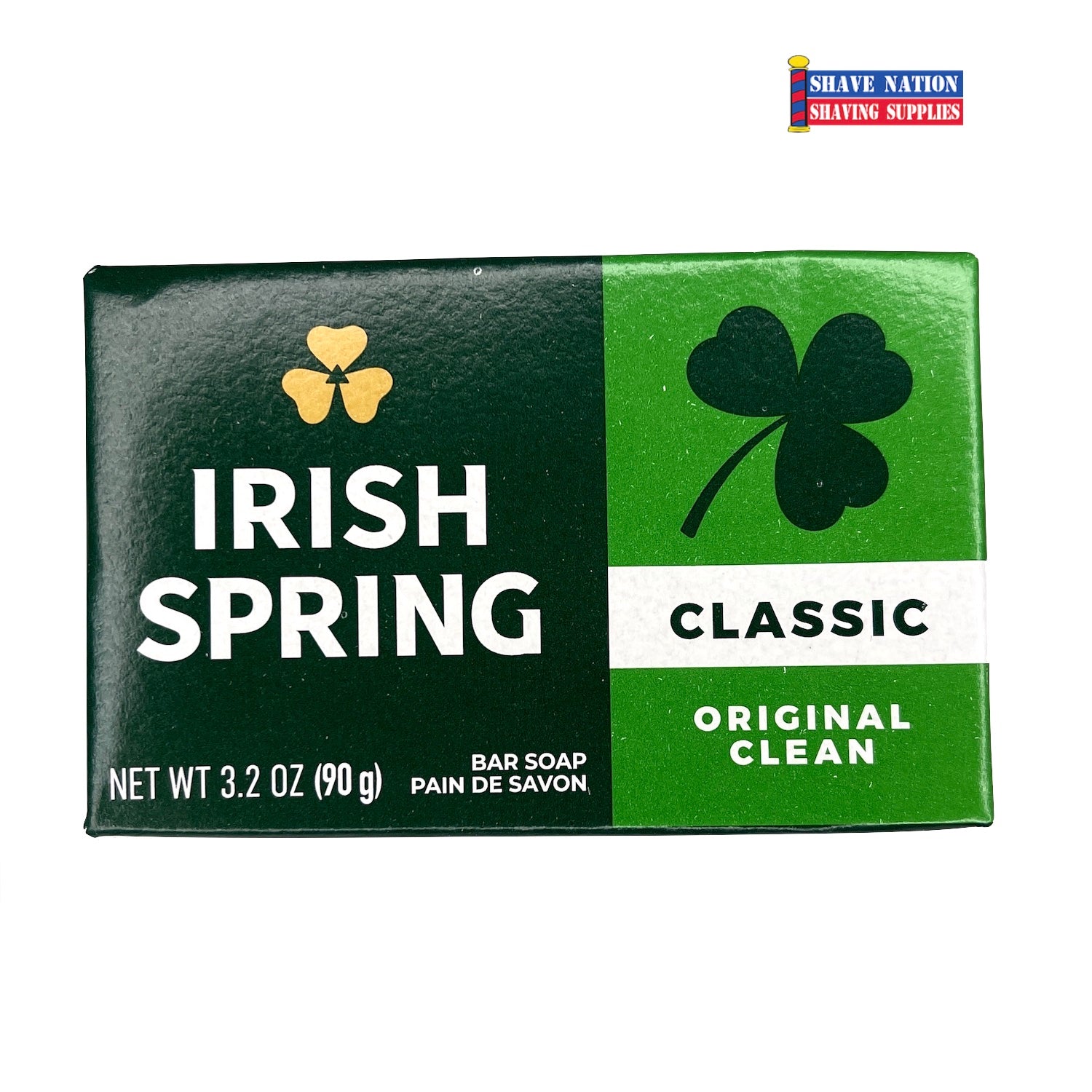 Irish Spring Classic Soap Bar - 12 Pack, Deodorizing Body Wash for Men with Refreshing Scent, Long-Lasting Freshness - Perfect for Shower, Gym Bag & Travel Essentials