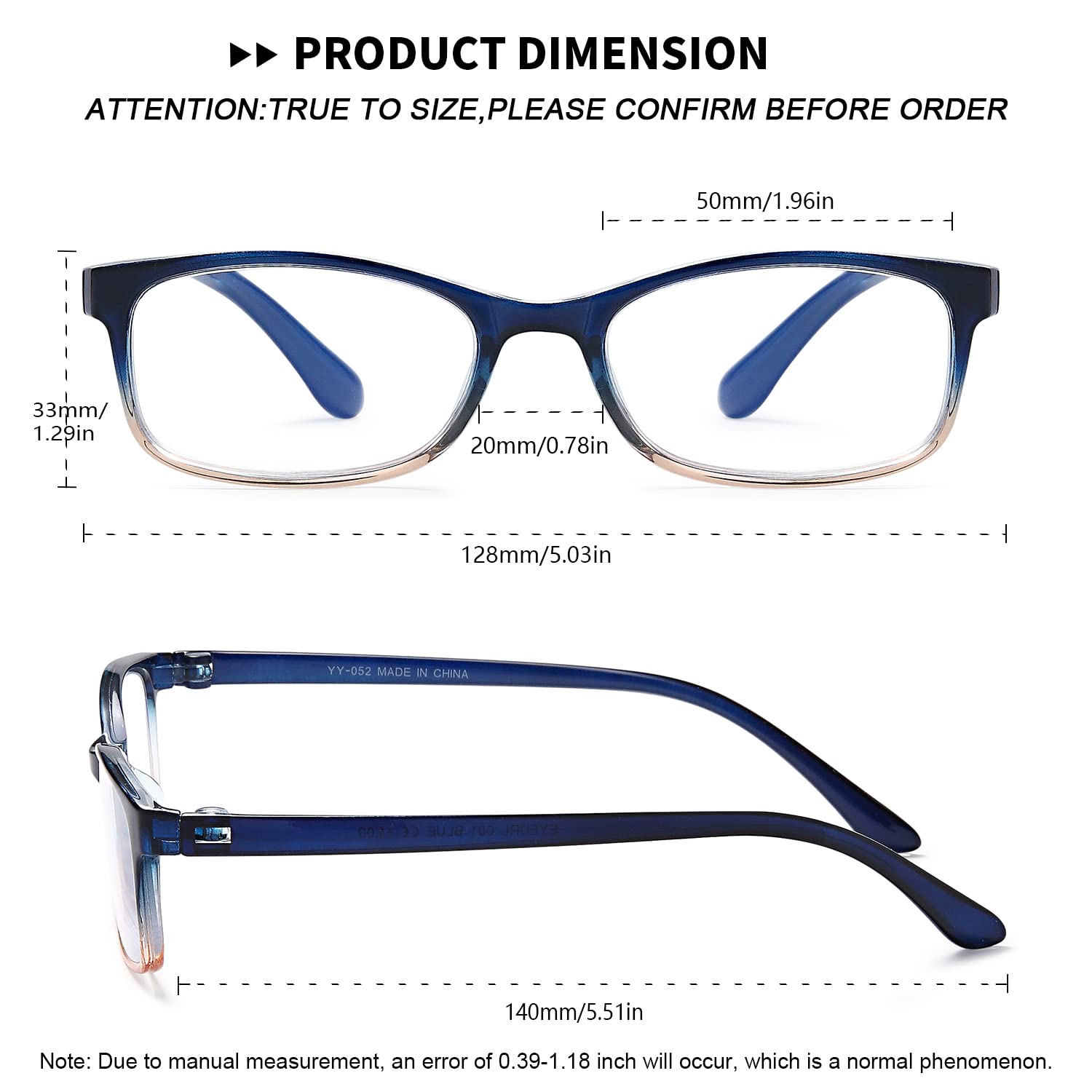 2 Pack Blue Light Blocking Reading Glasses for Women & Men - Lightweight TR90 Frame, Anti Glare UV Protection, 1.75 Magnification - Perfect for Computer Work, Reading & Screen Time