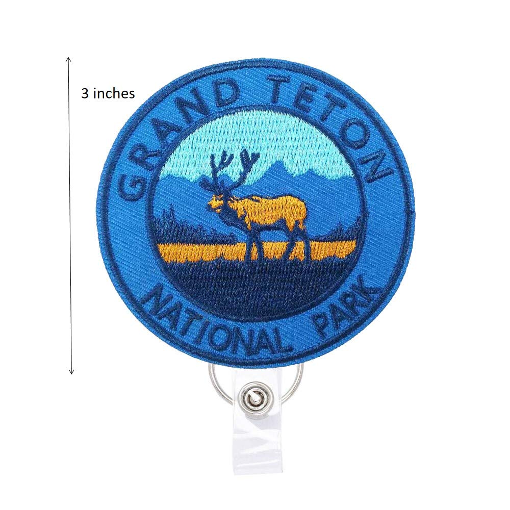 Reeleer Black Sheep Biker Badge Reels Retractable - 24 Inch Thick Pull Cord with Alligator Clip & Key Ring - Ideal for Nurses, Security Guards & Motorcycle Enthusiasts