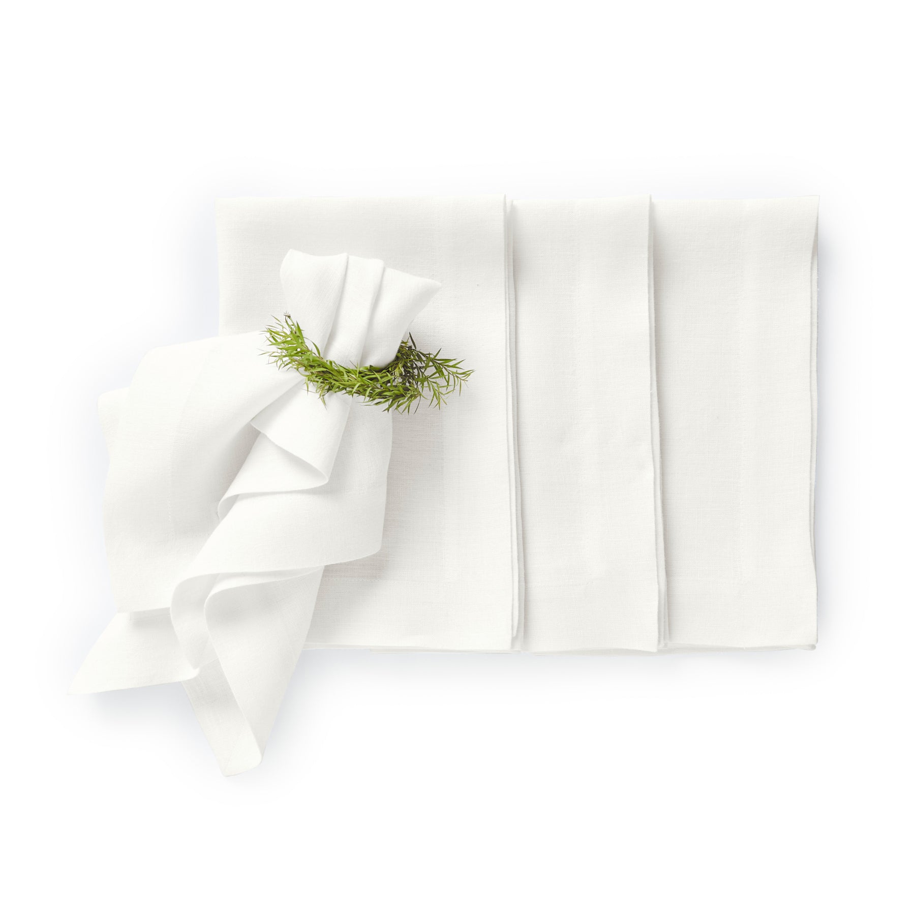 Premium Sonoma Linen Napkins Set of 4 - 100% Natural Cotton Dinner Napkins for Formal Dining, Wedding, and Holiday Table Settings