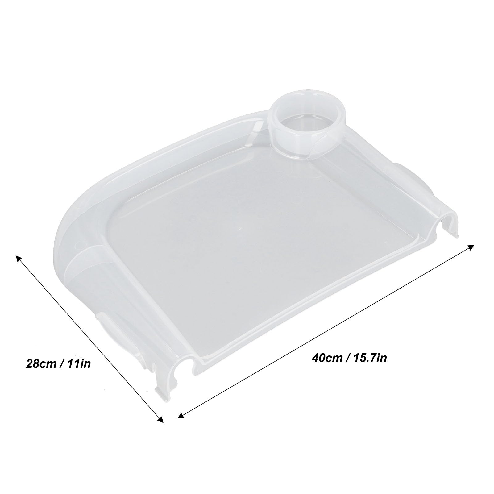 Portable Baby Feeding Tray - Compatible with Fast Table Chairs | Non-Slip Toddler Dining Tray for Meals at Home & Restaurants | Easy Clean BPA-Free Baby Food Tray for Infants 6-24 Months
