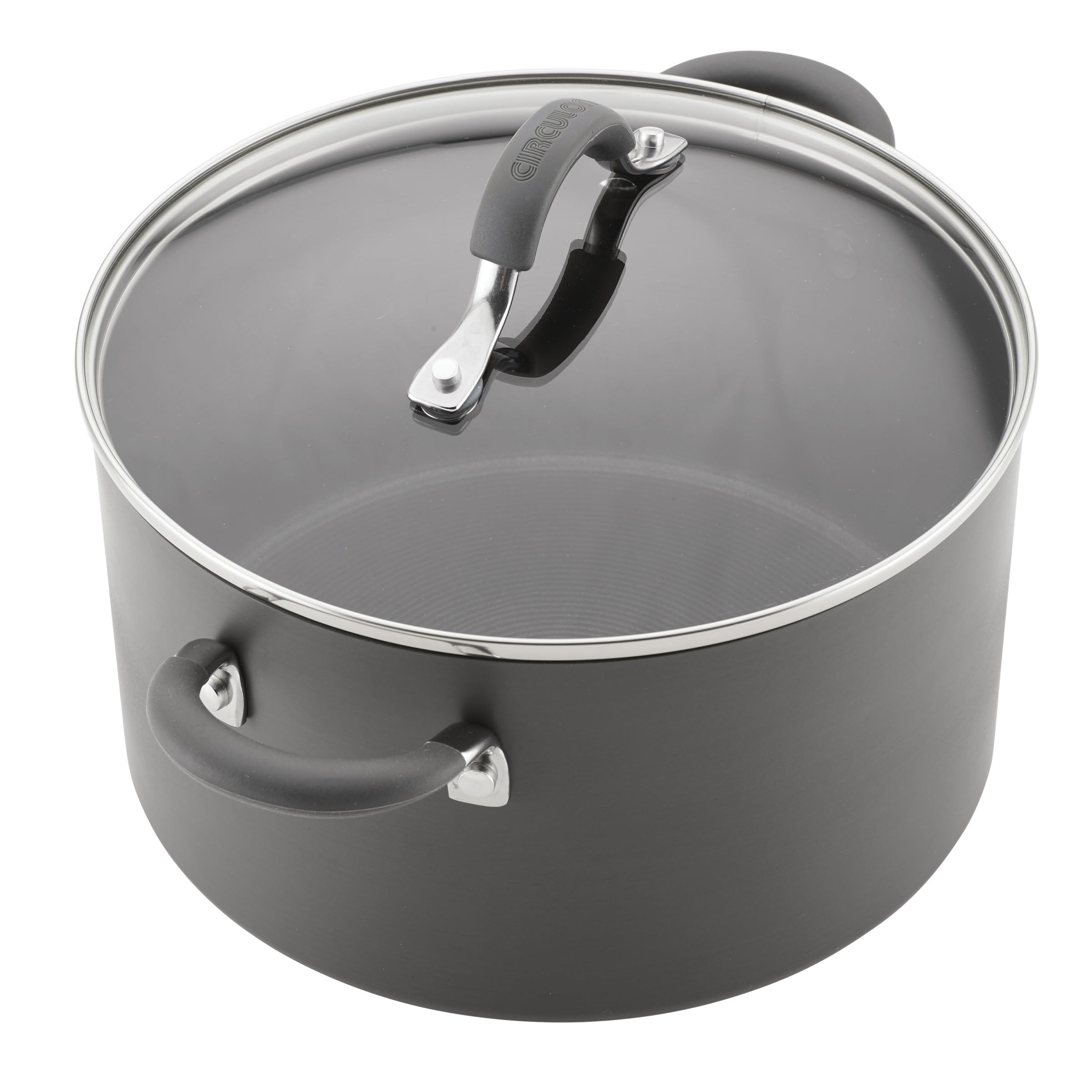 Circulon 83903 Radiance 10-Piece Hard Anodized Nonstick Cookware Set - Gray Pots and Pans for Induction, Gas & Electric Stoves - Perfect for Frying, Sautéing & Everyday Cooking
