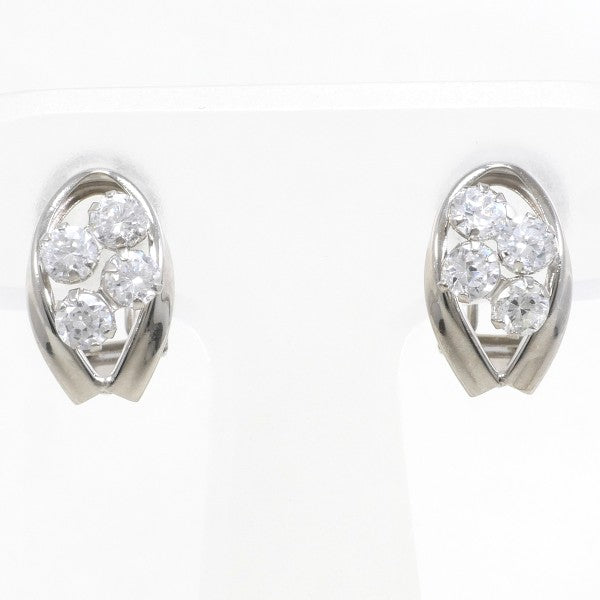 14K White Gold Cubic Zirconia Stud Earrings for Women - Hypoallergenic Luxury Jewelry Gift for Anniversary, Birthday & Special Occasions